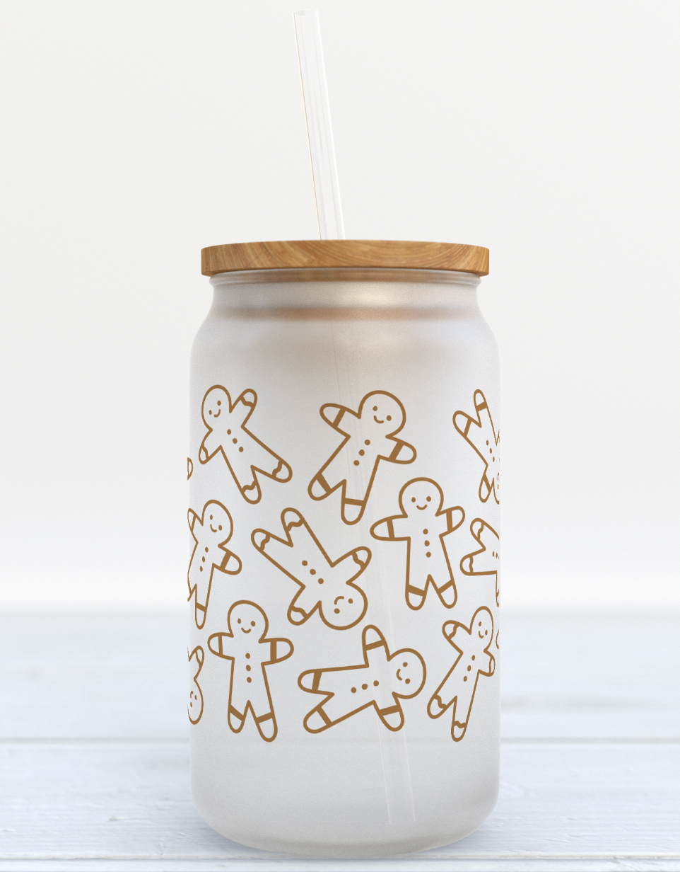 Ginger Bread Glass Can